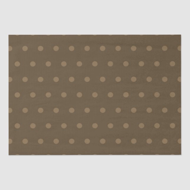 Papier Mousseline Brown feuille automne (Recto)