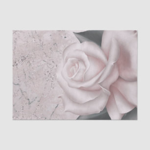Papier Mousseline Brun blanc Rose Glam Fête des mariées moderne en m
