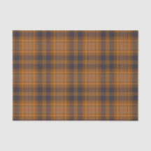Brun foncé | tartan orange