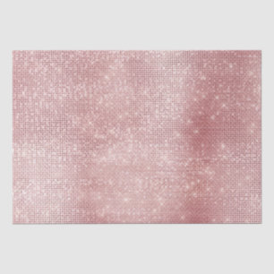 Papier Mousseline Brun rose brillant chic brillant