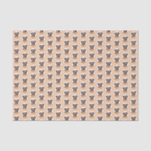 Papier Mousseline Bruxelles Griffon Smooth Painting Original Chien A