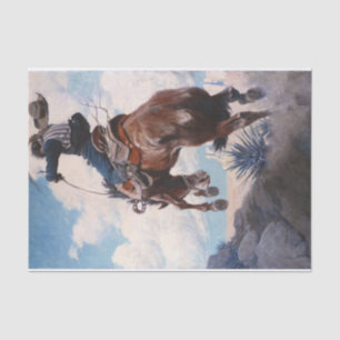 Papier Mousseline Buckings par Newell Convers Wyeth