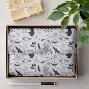 Papier Mousseline Buffalo Adventures Motif Black ID599