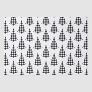 Papier Mousseline Buffalo Check Pine Trees rustiques