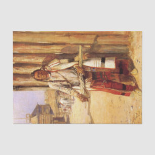 Papier Mousseline "Buffalo Coat" de Charles M Russell