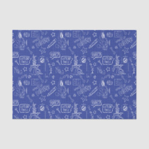 Papier Mousseline BUGS BUNNY BUILDERS™ Motif de plan de blueprint e