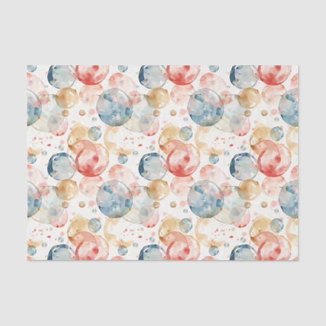 Papier Mousseline Bulles amusantes (Recto)