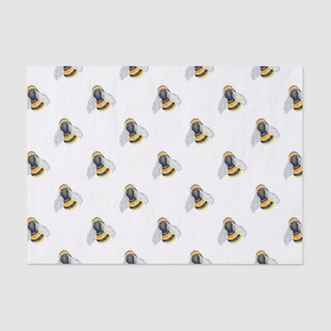 Papier Mousseline Bumble Bees (Recto)