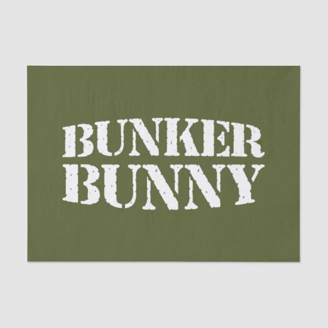 PAPIER MOUSSELINE BUNKER BUNNY (Recto)