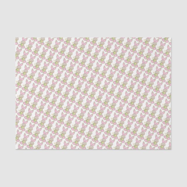 Papier Mousseline Bunnies de Pâques (Recto)