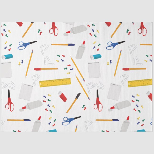 Papier Mousseline Bureau scolaire et artisanat Fournitures Motif (Recto)