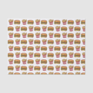 Papier Mousseline Burger d'appariement de restauration rapide classi