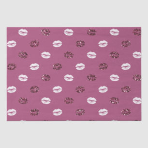 Papier Mousseline Burgundy rose Parties scintillant rouge blanc Bais