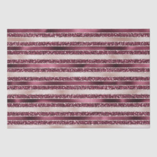 Papier Mousseline Burgundy Rouge Rose Rose Gold Parties scintillant 