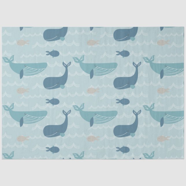 Papier Mousseline By the Sea Series Design 2 (Recto)