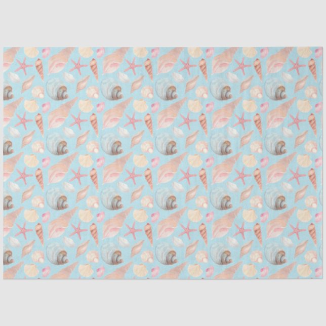 Papier Mousseline By the Sea Series Design 9 (Recto)