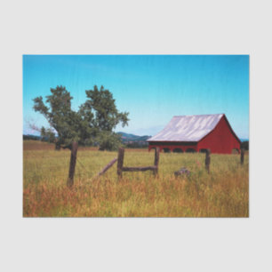 Papier Mousseline Cabane de Californie au milieu de hautes herbes ro