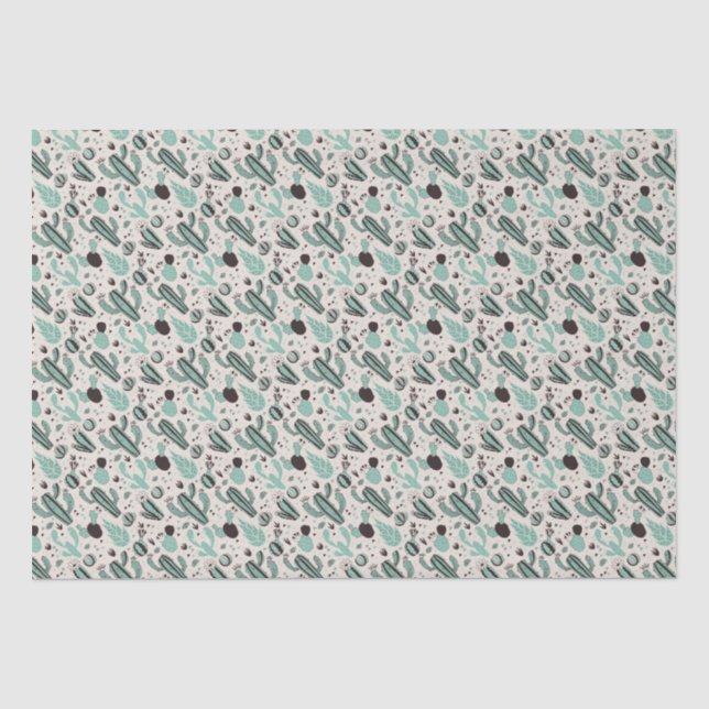Papier Mousseline Cactus (Recto)