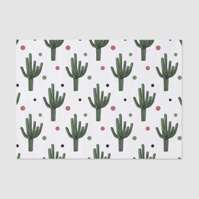 Papier Mousseline Cactus (Recto)