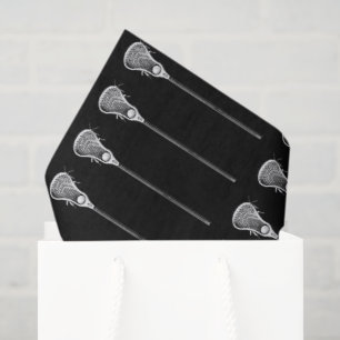 Papier Mousseline Cadeau de crosse noire