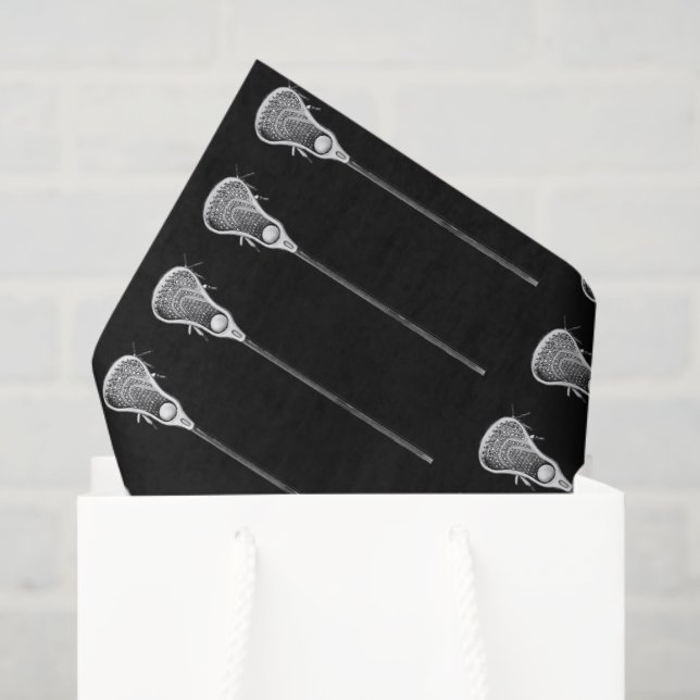 Papier Mousseline Cadeau de crosse noire (Sac cadeau)