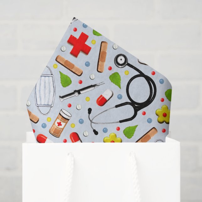 Papier Mousseline Cadeau de docteur (Sac cadeau)
