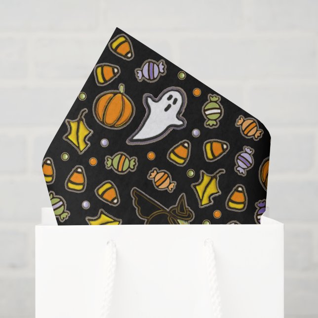 Papier Mousseline Cadeau de fête d'Halloween (Sac cadeau)