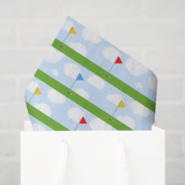 Papier Mousseline Cadeau de golf (Sac cadeau)