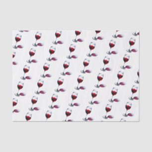 Papier Mousseline Cadeau de l'amateur de vin rouge