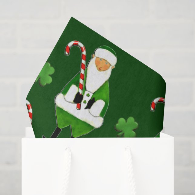 Papier Mousseline Cadeau de Noël irlandais (Sac cadeau)