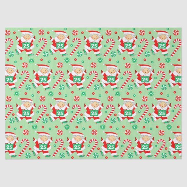 Papier Mousseline Cadeau de vacances Creative Runner (Recto)