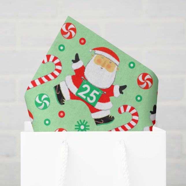 Papier Mousseline Cadeau de vacances de coureur créatif (Sac cadeau)