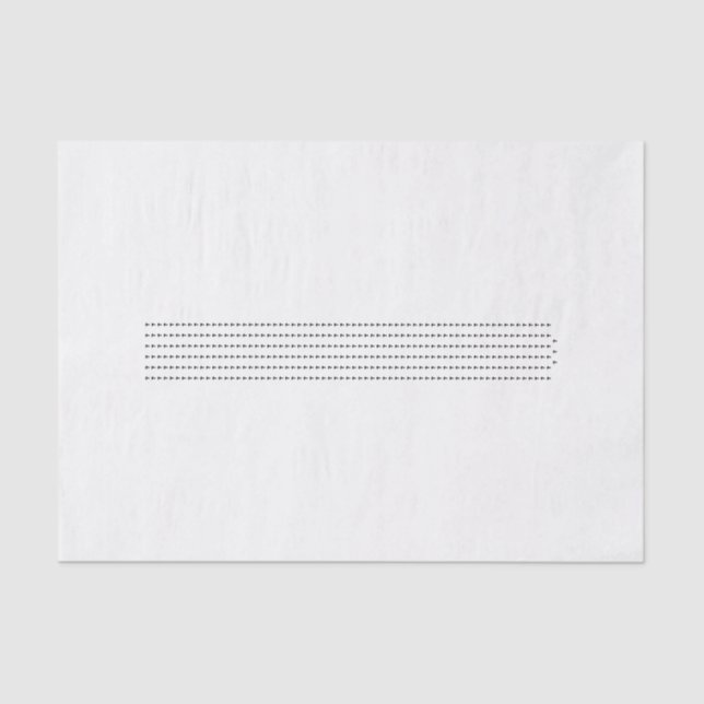 Papier Mousseline Cadeau noir de mystère de points d'interrogation (Recto)