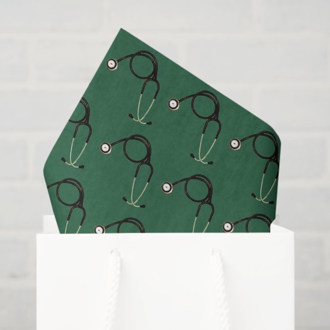 Papier Mousseline Cadeau sur le thème médical (Sac cadeau)