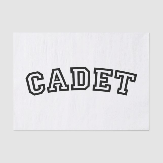 PAPIER MOUSSELINE CADET (Recto)
