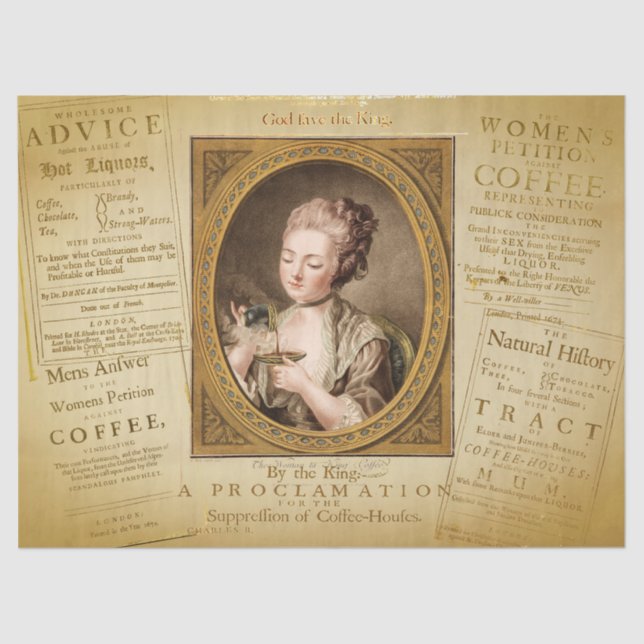 Papier Mousseline Café et boissons chaudes (Recto)