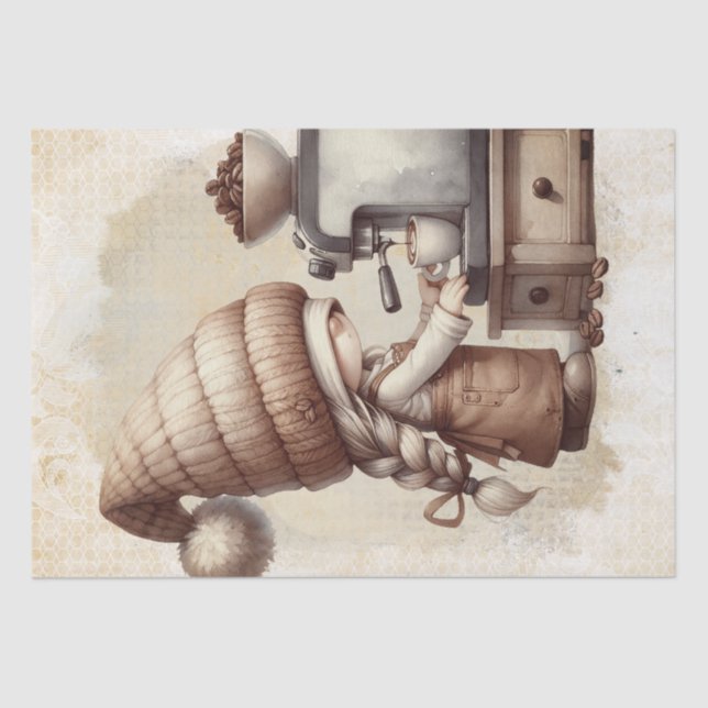 Papier Mousseline Café Gnome (Recto)