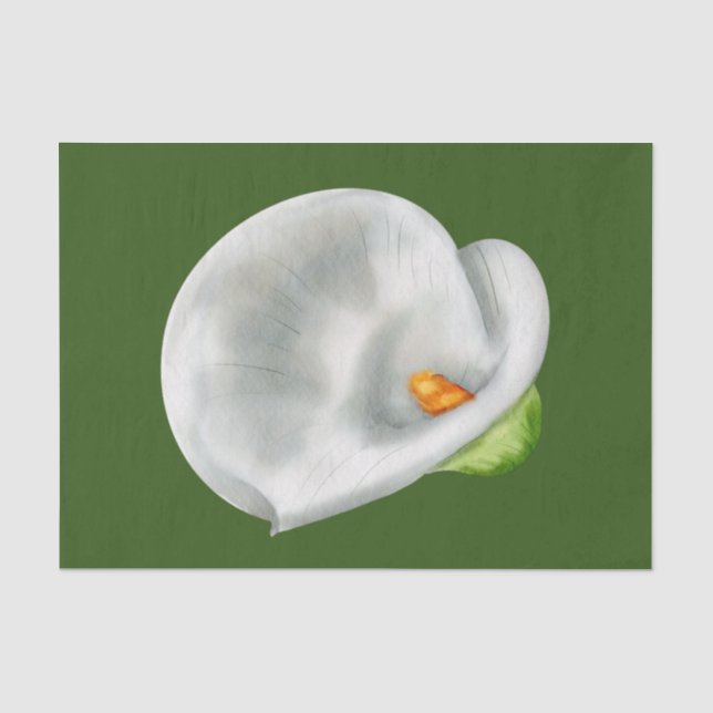 Papier Mousseline Calla Lilly (Recto)