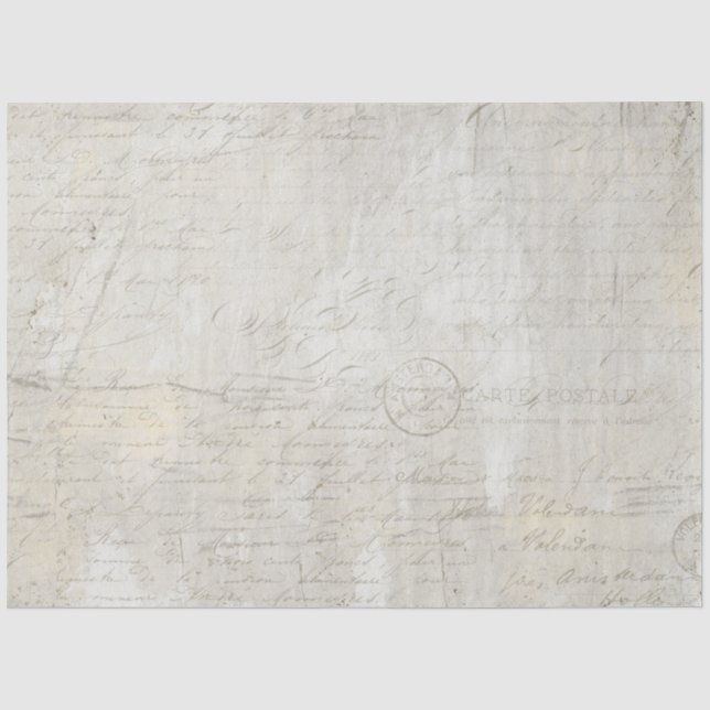 Papier Mousseline Calligraphie Script Marbre gris Beige Découpage (Recto)