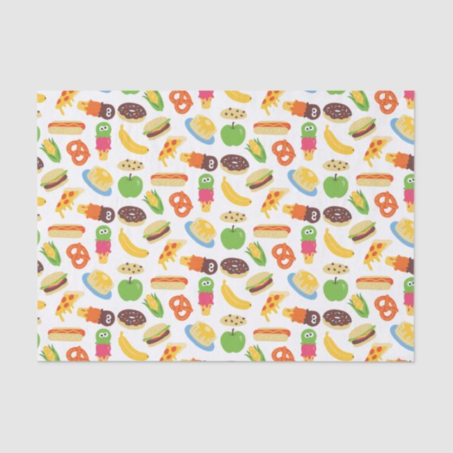 Papier Mousseline Camion de nourriture du monstre de cookie de la ru (Recto)