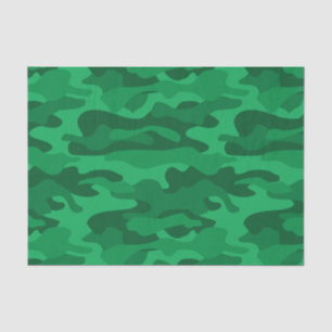 Papier Mousseline Camo Monocolor Vert Espagnol