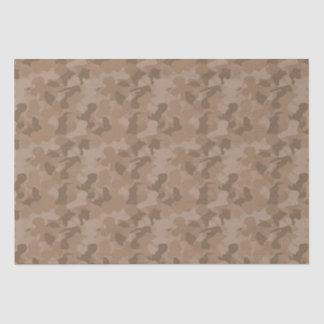 Papier Mousseline Camouflage Brown