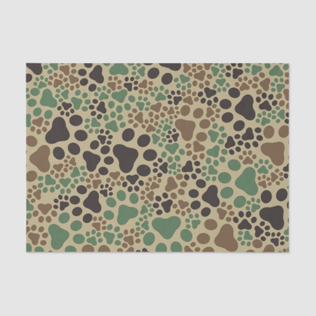 Papier Mousseline Camouflage de protection de patte (Recto)
