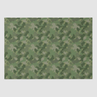 Papier Mousseline Camouflage de vert forêt