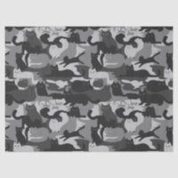 Camouflage gris Chats Motif Grey Kitty Cats Camo