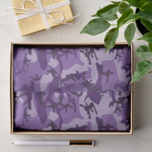 Papier Mousseline Camouflage violet, Armée