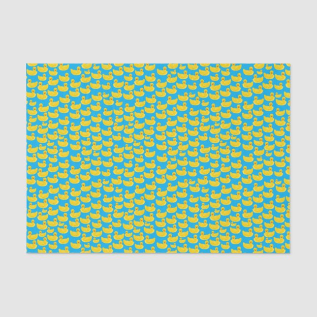 Papier Mousseline Canard en caoutchouc jaune (Recto)