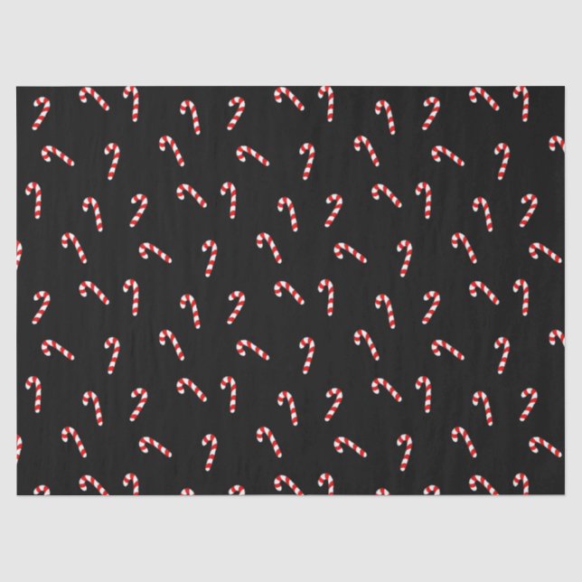 Papier Mousseline Canne de bonbons (Recto)