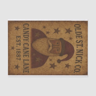 Papier Mousseline Canne de Noël Olde St Nick