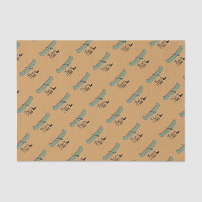 Papier Mousseline Canot Esprit Libre (Recto)